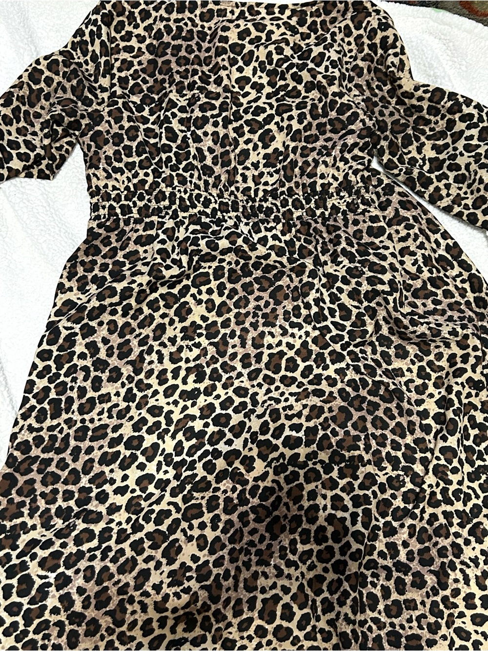 New York & Company Girls' Leopard Print Dress - Brown & Black
